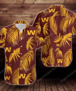 Tropical summer washington football team short sleeve hawaiian shirt 3