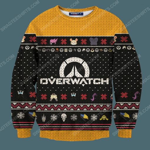 Ultimate overwatch full printing ugly christmas sweater 3