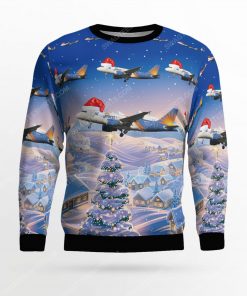 Allegiant air airbus a319-111 ugly christmas sweater