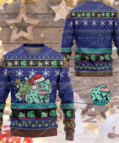 Anime pokemon bulbasaur ugly christmas sweater