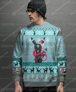 Anime pokemon umbreon ugly christmas sweater