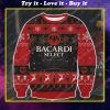 Bacardi select dark rum ugly christmas sweater 1