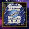 Blue moon beer ugly christmas sweater 1