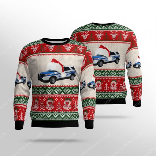 Boston police department ugly christmas sweater