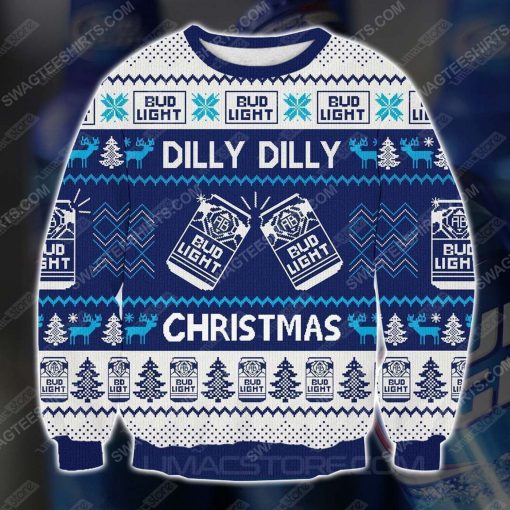 Bud light dilly dilly christmas ugly christmas sweater