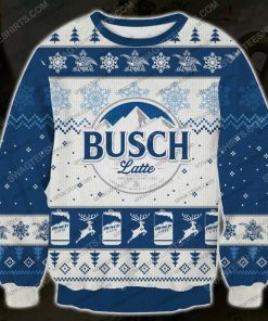 Busch latte beer all over print ugly christmas sweater - Copy (2)