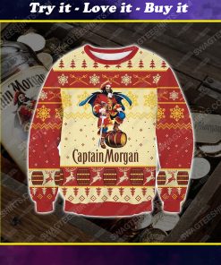 Captain morgan dark rum ugly christmas sweater 1