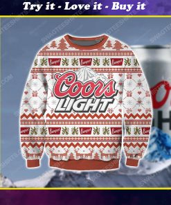 Coors light beer ugly christmas sweater 1