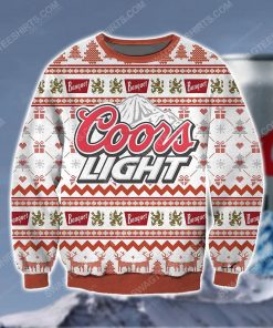 Coors light beer ugly christmas sweater - Copy