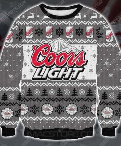 Coors light reindeer all over print ugly christmas sweater