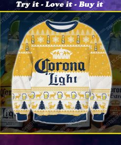 Corona light beer ugly christmas sweater 1