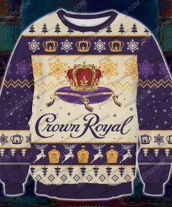 Crown royal canadian whisky ugly christmas sweater - Copy