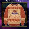 Crown royal peach whisky ugly christmas sweater 1