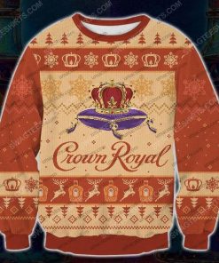 Crown royal peach whisky ugly christmas sweater