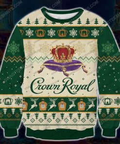 Crown royal regal apple flavored whisky ugly christmas sweater - Copy