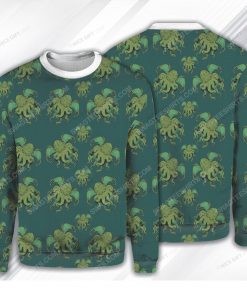 Cthulhu pattern ugly christmas sweater 1 - Copy (2)