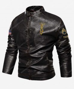 Custom us army this we'll defend moto leather jacket
