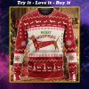 Dachshund merry woofmas all over print ugly christmas sweater