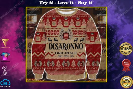 Disaronno originale since 1525 ugly christmas sweater 1