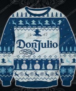 Don julio 1942 tequila ugly christmas sweater