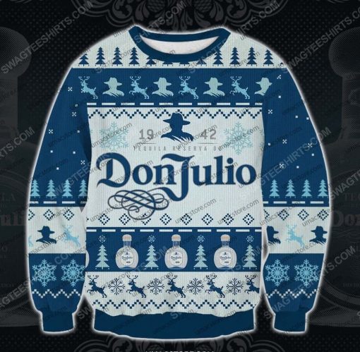Don julio 1942 tequila ugly christmas sweater