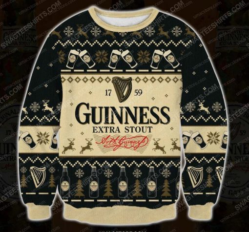 Guinness extra stout ugly christmas sweater