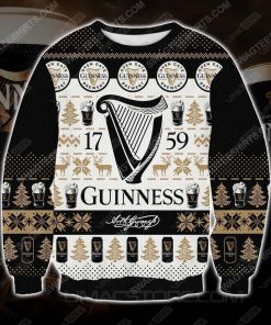 Guinness the 1759 all over print ugly christmas sweater