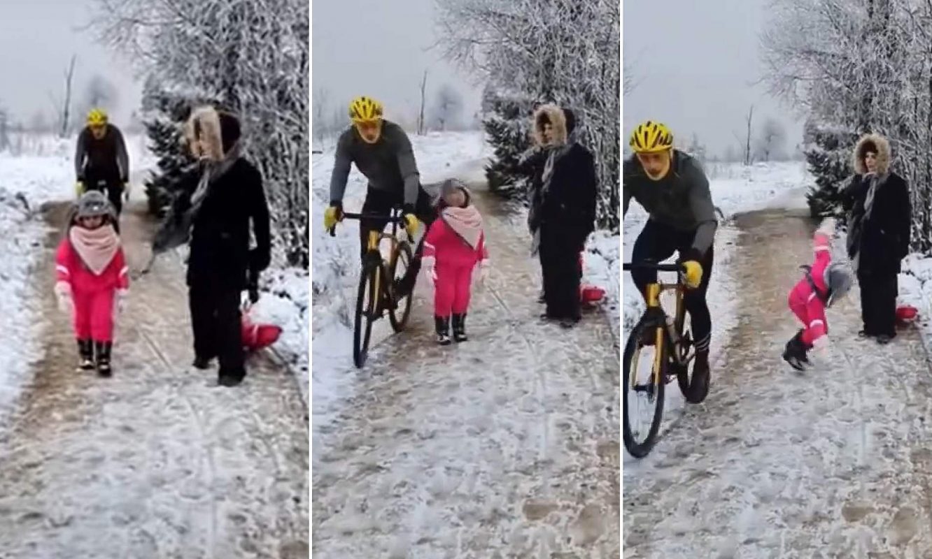 In Belgium a cyclist who kneeled a 5-year-old to get her out of the way faces a year in prison