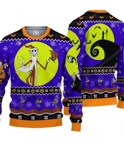 Jack skellington santa claus ugly christmas sweater 1 - Copy (2)