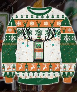 Jagermeister reindeer all over print ugly christmas sweater