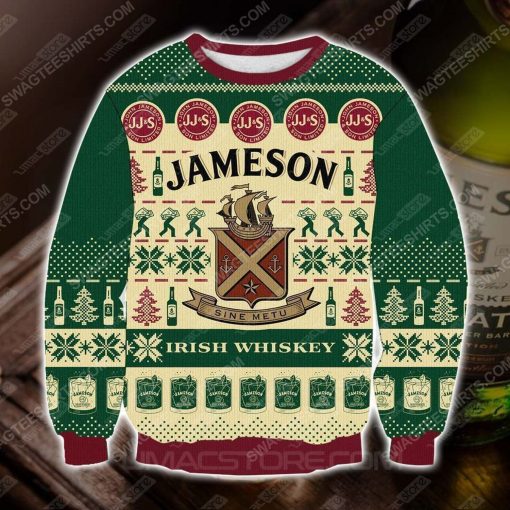 Jameson irish whiskey ugly christmas sweater 1