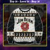 Jim beam bourbons and whiskeys ugly christmas sweater 1