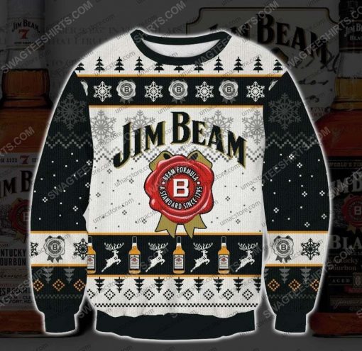 Jim beam bourbons and whiskeys ugly christmas sweater - Copy (2)