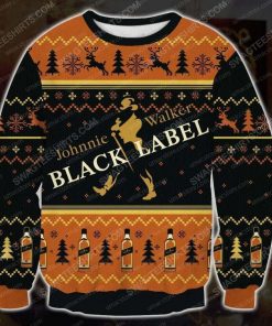 Johnnie walker black label ugly christmas sweater