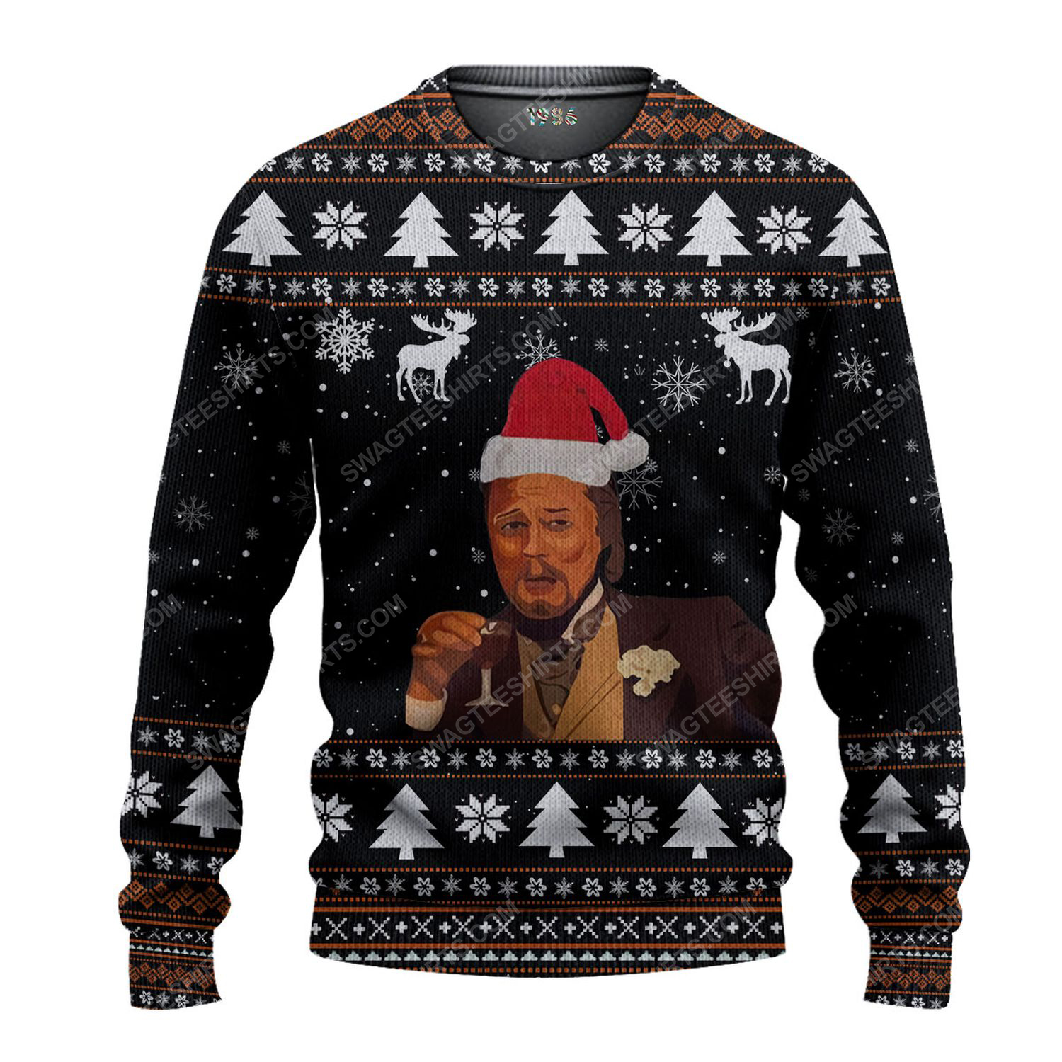 Leonardo dicaprio meme ugly christmas sweater 1 - Copy (3)