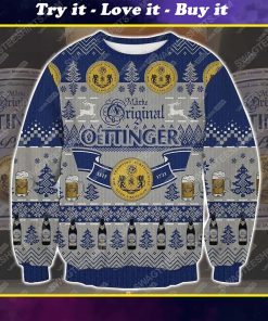 Make original oettinger brewery ugly christmas sweater 1