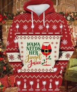 Mama needs her jiggle juice ugly christmas sweater