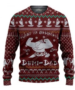 Moana just an ordinary demi dad ugly christmas sweater 1 - Copy (3)
