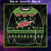 Mountain dew all over print ugly christmas sweater 1