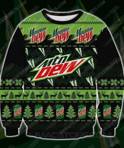 Mountain dew all over print ugly christmas sweater - Copy