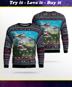 Pennsylvania state police bell 407gx ugly christmas sweater