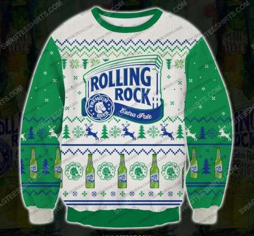 Rolling rock premium beer ugly christmas sweater - Copy (2)