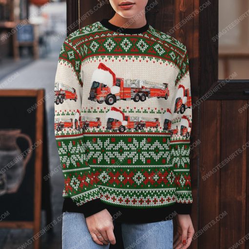 Seattle fire department ugly christmas sweater