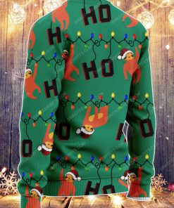 Sloths ho ho ho all over print ugly christmas sweater