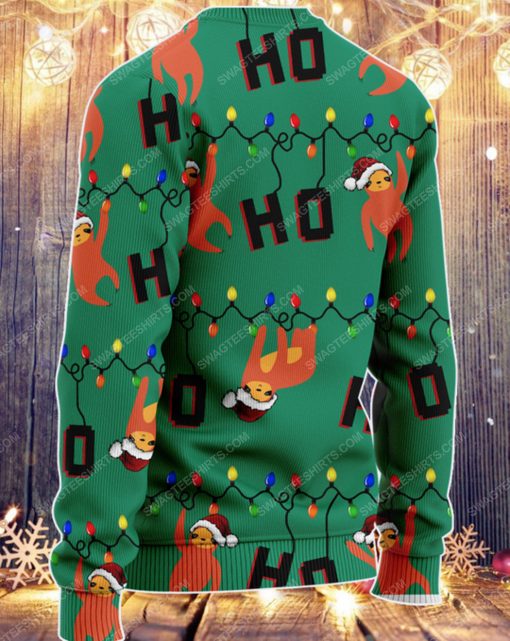 Sloths ho ho ho all over print ugly christmas sweater