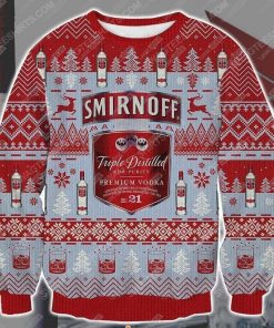 Smirnoff premium vodka ugly christmas sweater