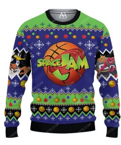 Space jam pattern ugly christmas sweater 1 - Copy (2)
