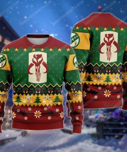 Star wars symbol pattern ugly christmas sweater 1