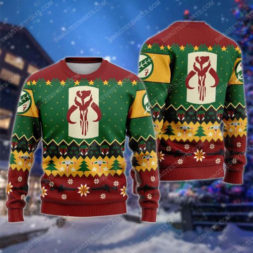 Star wars symbol pattern ugly christmas sweater 1 - Copy