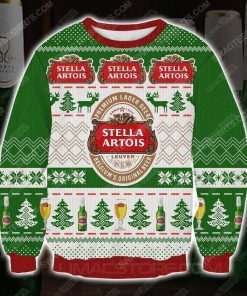 Stella artois premium lager beer ugly christmas sweater